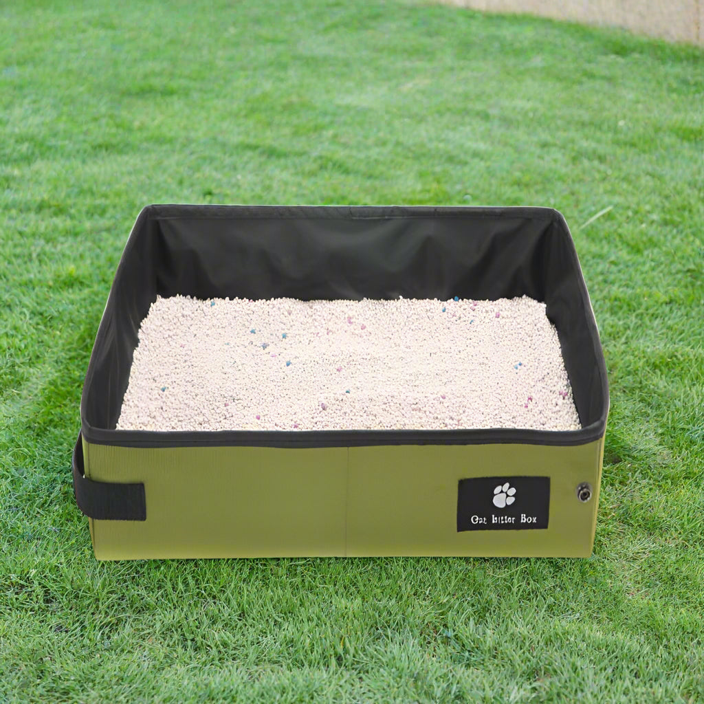 Portable Pet Travel Litter Box: The Ultimate On-The-Go Solution For Your Furry Friend-0