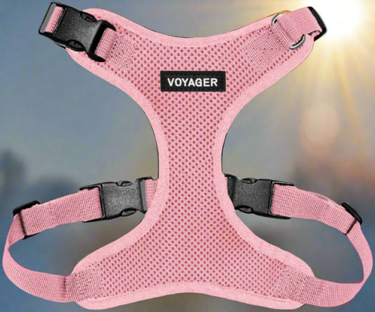 Voyager Step-In Lock Pet Harness - All Weather Mesh, Adjustable Step in Harness for Cats and Dogs by  - Pink, M